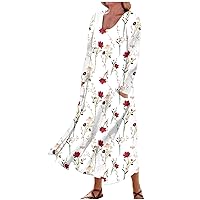 Wrap Dress Red Dresses for Women Womens Long Sleeve Tops Eyelet Dresses for Women 2024 Chiffon Dresses for Women Valentines Dress A Line Dresses for Women Evening Party Pink Red S