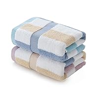 Absorbent Towel Adult Towel Color Fresh Soft Household Towel Wash Towel Soft Towel
