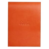 Rhodia Rhodiarama 115 x 158 mm Notepad Cover and Notepad Square ruling - Tangerine