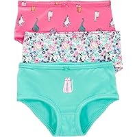 Carter's Big Girls' 3-Pack Stretch Cotton Panties