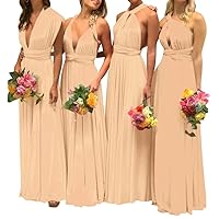Women's Convertible Warp Maxi Dress Multi Way Wear Party Wedding Bridesmaid Dresses Long