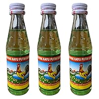 3 Bottles x 40ml of Pure Indonesian Cajuput Oil