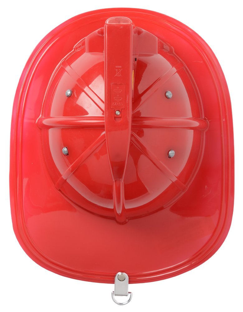 Jr. Fire Fighter Red Helmet w/Lights & Siren Costume Hat Child
