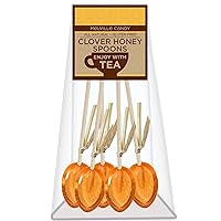 Melville Candy Clover Honey Spoons [For Tea Lovers] Gluten-Free 5 Count