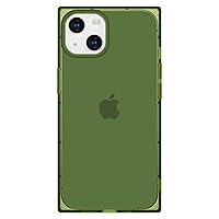 Cocomii Square Case Compatible with iPhone 13 Mini - Luxury, Slim, Glossy, Show Off The Original Beauty, Anti-Yellow, Easy to Hold, Anti-Scratch, Shockproof (Clover Green)