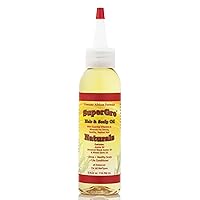 SuperGrow Hair and Scalp Oil 4oz-SuperGro Hair & Scalp Oil for Nourishing, Moisturizing, Shining, Lightweight Oil Blend for Dry Scalp