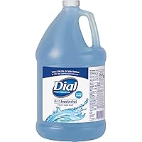 Dial 15926EA Antibacterial Liquid Hand Soap, Spring Water Scent, 1 gal Bottle