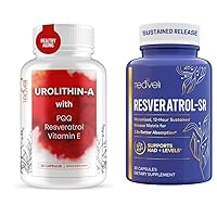 Advanced Urolithin and Advanced Trans Resveratrol Capsules Bundle