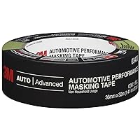 3M Masking Tape, Automotive Performance, 1.41-inch x 35-yds, Delivers Sharp Paint Line, Hugs Auto Curves and Contours, Leaves No Residue, No Damage, UV & Light Resistant, Super Strong (06654)