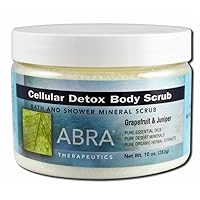 Abra Therapeutics Cellular Detox Body Scrub, Grapefruit & Juniper, 12 oz (340 g)