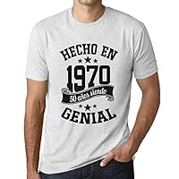 Men's Graphic T-Shirt Made in 1970 – Hecho En 1970 – 54th Birthday Anniversary 54 Year Old Gift 1970 Vintage