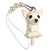Pet Lovers DN-6002 Dog Breed Dog 92 Chihuahua Smooth Coat Chihuahua White Bead Strap
