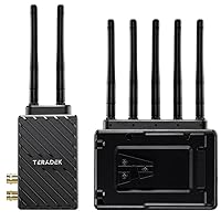Teradek Bolt 6 LT 750 Wireless Transmitter and Receiver Deluxe Kit, Video Transmission System with Zero-Delay and 10-Bit HD Video, 3G-SDI/HDMI, Up to 4Kp30 / 1080p60, 750FT Range (V-Mount)