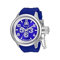Invicta Men's Pro Diver 52mm Silicone Quartz Watch, Blue (Model: 33018)