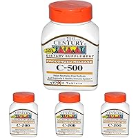 21st Century C 500 mg Prolonged Release Tablets, 110 Count (21190) (Pack of 4)