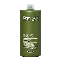 Benvoleo Recovery Shampoo for Damaged Hair - Clean, Vegan, Sustainable Hair Care - Sulfate Free Shampoo - Repairs, Reconstructs, Protects - Natural Ingredients - 33.8 FL. Oz.