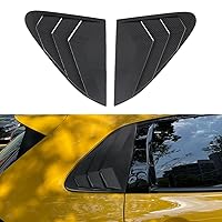 BOYOUS 2PCS ABS Material Compatible For Honda 2023 2024 HR-V HRV Car Auto Exterior Sport Style Side Air Vent Scoop Cover Accessories Rear Side Window Louvers (Carbon Fiber)
