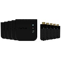 Aries Prime Wireless Video HDMI Transmitter & Receiver for Streaming HD 1080p 3D Video & Digital Audio from Laptop, PC, Cable, Netflix, YouTube, PS4 to HDTV - NPCS549 (Pack of 5)