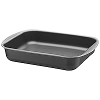 Tramontina 20051/034 Brazil Grill Pan, 13.4 x 10.2 inches (34 x 26 cm), Deep Type, Aluminum, Non-stick (Fluorine Coated), Dishwasher Safe, Gas, Direct Fire, Lightweight, High Heat Transfer, Non-stick