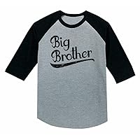 Promoted to Big Brother Shirt Sibling Boys Toddler Kids Baseball Jersey T-Shirt