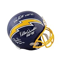 Winslow, Joiner, Fouts HOF Autographed Chargers Full-Size Football Helmet - JSA COA
