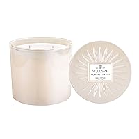 Voluspa Coconut Papaya Candle | Grande Maison 3 Wick Glass | 36 Oz. | 100 Hour Burn Time |Coconut Wax and Natural Wicks for a Cleaner Burn | Vegan