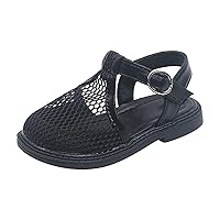 Girls' Mesh Sneakers Hollow Closed Toe Sandals Non Slip Daily Casual Shoes For Toddler Little Kid Big Kid Summer Girl