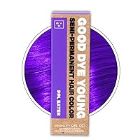 Good Dye Young Streaks and Strands Semi Permanent Hair Dye (PPL Eater) – UV Protective Temporary Hair Color Lasts 15-24+ Washes – Conditioning Hair Dye – PPD free Dye - Cruelty-Free & Vegan Hair Dye