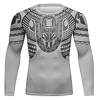 Men's Compression Shirts Long Sleeve Tee Shirt Dry Fit Workouts Running Tops
