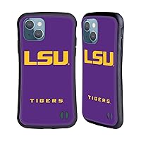 Head Case Designs Officially Licensed Louisiana State University LSU Plain Hybrid Case Compatible with Apple iPhone 13