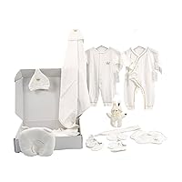 Sleepwear Gift Set, 18pcs 0-1 Year, 100% Cotton, Wholesale, Newborn Clothes, Baby Gift
