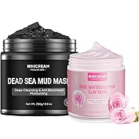 Dead Sea Mud Mask and Rose Clay Facial Mask