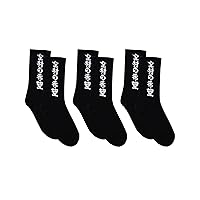 Niepce Inc Japanese Streetwear Crew Socks for Men Size 7-12