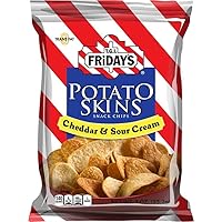 Cheddar and Sour Cream Potato Skins - 3 oz. bag, 6 per case