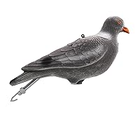 GUGULUZA Dove Decoys for Hunting, Realistic Full Body Flocked Pigeon Decoy 12 inch Outdoors Dove Hunting Gear with Stick Peg