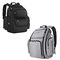 Mancro Diaper Bag Backpack, Multifunctional Dad Diaper Bag & Large Waterproof Travel Baby Changing Bag for Dad and Mom