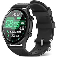 Smart Watch for Men, Fitness Watch, Pedometer Watch, Waterproof Receive/Dial Call Smart Watch with Blood Pressure Oxygen Sleep Fitness Activity Tracker for Women Men iPhone Android Compatible with