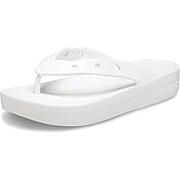 Crocs Womens Classic Platform Flip Flops, Platform Sandals