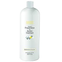 Preparation for Keratin Treatment Pre Brazilian Keratin Treatment Booster Cream Helps Keratin Blowout Treatments Deliver Better Result by 25-35% (34oz)