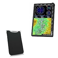BoxWave Case Compatible with AVMap EKP V Handheld GPS - SlipSuit, Soft Slim Neoprene Pouch Protective Case Cover - Jet Black