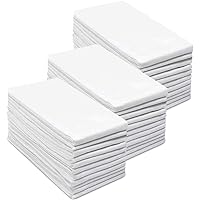 Simpli-Magic 79374 Flour Sack Kitchen Towels, Pack of 14, White, 24