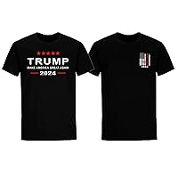 Pack of 2 T-Shirts Trump 2024 Make America Great Again Return T-Shirt Unisex