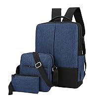Backpack Three Piece Color Computer Business Bag Shoulder Men's Casual Matching Bag Feeding Pump Backpack G Tube