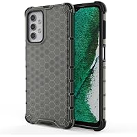 Case for Galaxy A32 4G,Military-Grade Drop Protection Shockproof Slim Thin Transparent Honeycomb Heat Dissipation Dual-Layer TPU+PC Cover Phone Case for Samsung Galaxy A32 4G (Gray)