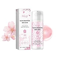 Cherry Blossom Moisturizing Body Cream for Women, Hydrating Moisturizing Skin Body Lotion Cleansing Back 4.5 Ounce