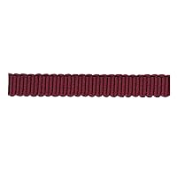 S.I.C. SIC-100 Rayon Petasham Ribbon 1 Roll (30 m) 0.2 inches (5 mm) SIC-100-F Brown Purple