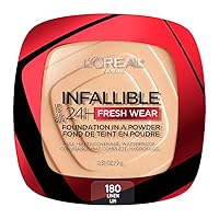 Makeup Infallible Fresh Wear Foundation in a Powder, Up to 24H Wear, Waterproof, Linen, 0.31 oz.
