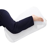 Memory Foam Knee Pillow for Side Sleepers, Pillow Between Legs with Removable Cover for Aligns Spine, Supportive Leg Pillow for Pregnancy Relieves Pressure Hip Leg Elevation, 3