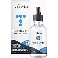 Electrolyte Supplement Bundle - Ketolyte Rapid Hydration Unflavored (39 Drops) + Daylyte Lemon Daily Hydration (39 Drops) - Sugar Free Trace Mineral Drops for Endurance, Rejuvenation