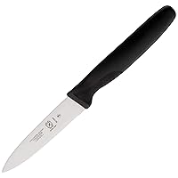 Mercer Culinary M23900P Millennia Black Handle, 3-Inch Slim, Paring Knife